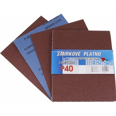 LEVIOR plátno brúsne 230x280mm P40 10ks