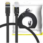 Baseus Мрежов плосък кабел Baseus RJ45, Cat. 6, 5м PCWL-D01 - черен (PCWL-D01_VZ)
