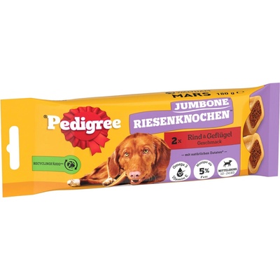 Pedigree Jumbone hovädzie Medium 12 x 2 kusy 12 x 180 g