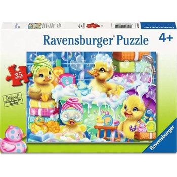 Ravensburger Пъзел Ravensburger от 35 части - Къпещи се патета (12004299)