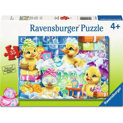 Ravensburger Пъзел Ravensburger от 35 части - Къпещи се патета (12004299)