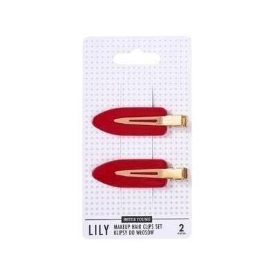 Sister Young LILY RED Sponky do vlasů Ženy 2 ks