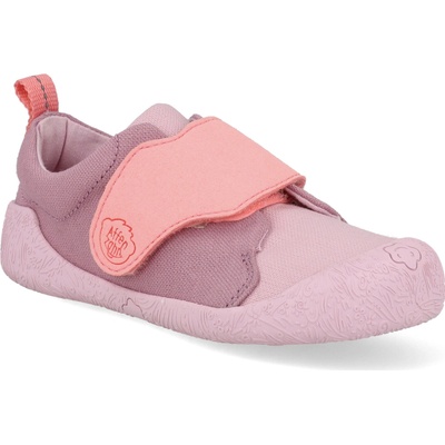Affenzahn detské barefoot topánky Prewalker Cotton Smally Otter ružová