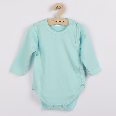 NEW BABY Dojčenské body celorozopínacie New Baby Classic II mätové Mätová