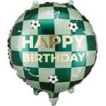 Party Deco Фолиев Балон Happy Birthday с Футболни Елементи (FB296)