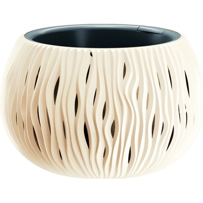 Prosperplast Sandy Bowl kvetináč 29 cm krémová DSK290