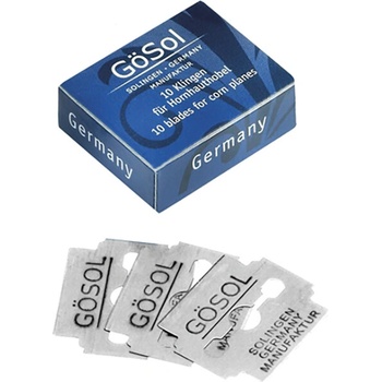 GÖSOL SOLINGEN Čepieľky pre orezávač zrohovatenej kože 10 ks