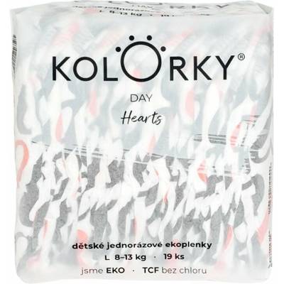 Kolorky Day srdce L 19ks