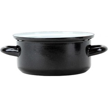 BELIS SFINX Smaltovaný rendlík 14 cm 0.8 l STANDARD černý 22414-07800005