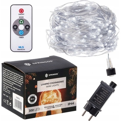 Vánoční osvětlení na stromeček Springos do interiéru 33 m 201 300 světýlek