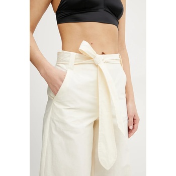 Marella Панталон Marella LUCA в бежово с широка каройка, с висока талия 2513131032200 (2513131032)