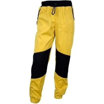 Fantom Dětské softshellové s dvojitými černými koleny okrové letní softshell