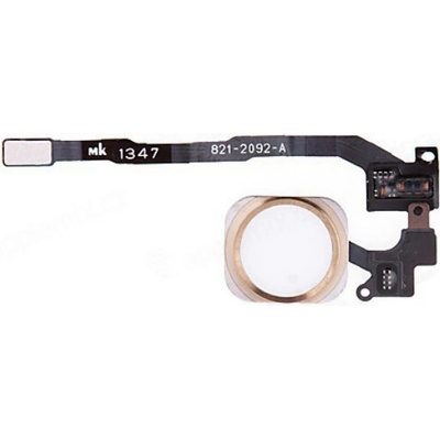Apple iPhone 5S, SE - Tlačítko Domů + Flex Kabel (Gold), Gold