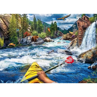 RAVENSBURGER Wanderlust Jízda divokou řekou 1000 dílků