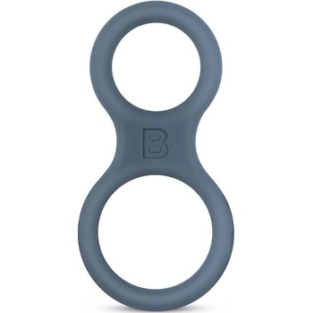 ostatní Boners Силиконов пръстен за пенис и разтегач за топки - сив