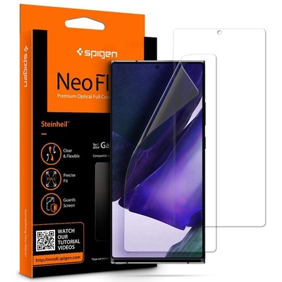 Spigen Neo FLEX HD Screen Protector - 2 броя защитно покритие с извити ръбове за целия дисплей на Samsung Galaxy Note 20 Ultra
