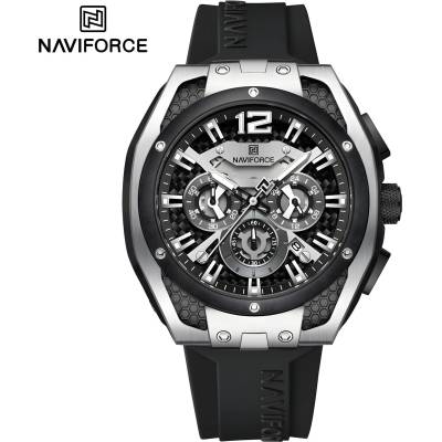 Naviforce Часовници naviforce ma-38607 - Черен / Сребърен kp38607 (ma-38607)