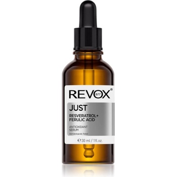 Revox JUST Resveratrol + Ferulic Acid антиоксидантен серум на лицето и шията 30ml