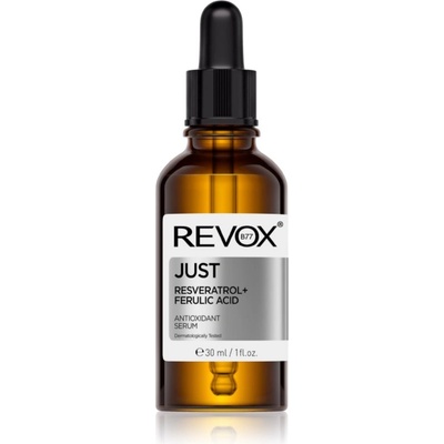 Revox JUST Resveratrol + Ferulic Acid антиоксидантен серум на лицето и шията 30ml