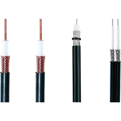 Helu 40012 koaxiální kabel vnější 10.30 mm RG213 U 50 Ω černá 100 m