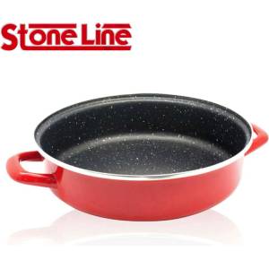 Sapir Тенджера и тава 2в1 ZEPHYR Stone Line ZP 1222 DE32, Каменно покритие, Индукция, Червена (1222120039)