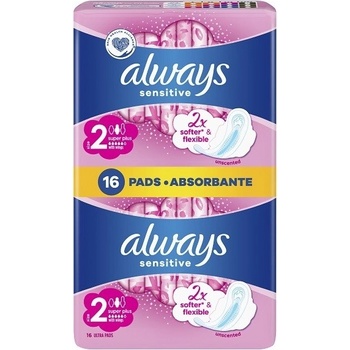 Always Ulra Sensitive Long hygienické vložky 16 ks