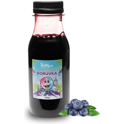 Bubbly Domácí Bubble Tea sirup borůvka 300 g