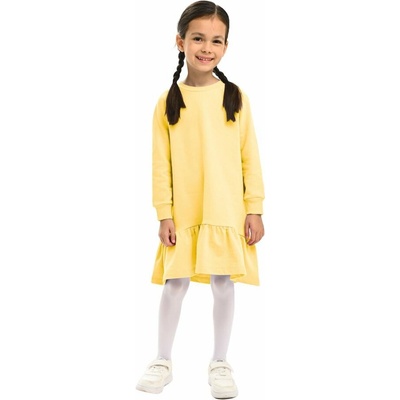 Winkiki dievčenské šaty WKG 33407 žltá