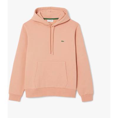 Lacoste Суичър Lacoste Organic Cotton Fleece Hoodie - Orange