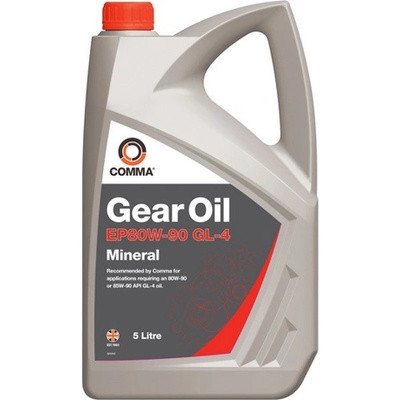 Comma Трансмисионно масло comma gear oil ep80w90 gl4 5 литра