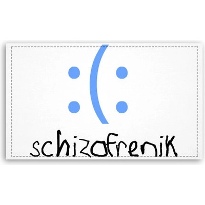 Fotoobraz 120x70 cm velký Schizofrenik