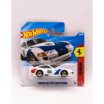 Mattel Hot Wheels Ferrari 365 GTB4 Competizione bílé