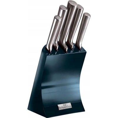 Berlinger Haus Aquamarine Metallic Line Sada nožů v bloku 5 ks
