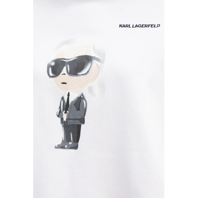 Karl Lagerfeld Памучна тениска Karl Lagerfeld IKON (A1W17132)