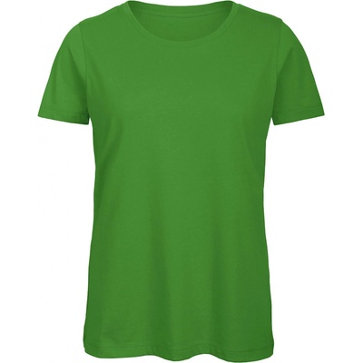 Tričko dámske B&C Jersey zelené