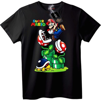 NOONEBRAND Тениска Super Mario Класически Герои - XL, Black