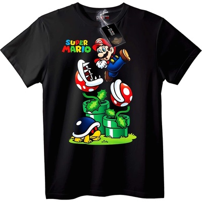 NOONEBRAND Тениска Super Mario Класически Герои - XL, Black