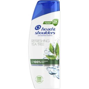 Head & Shoulders Refreshing Tea Tree Anti-Dandruff 250 ml шампоан против пърхот с масло от чаено дърво унисекс