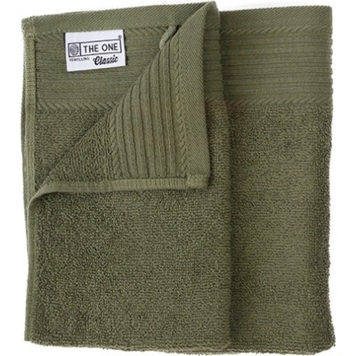 The One Towelling T1 30 Olive Green 30 x 50 cm