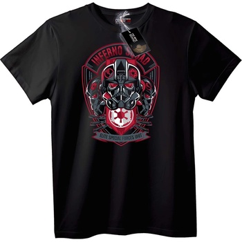 NOONEBRAND Тениска Inferno Squad - 5XL, White
