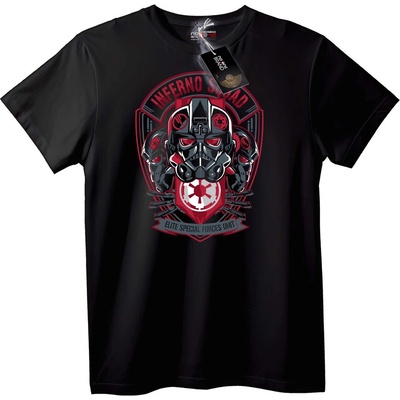 NOONEBRAND Тениска Inferno Squad - 5XL, White