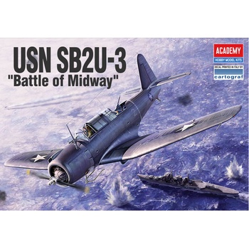 Academy Model Kit letadlo 12324 SB2U-3 Battle of Midway 36-12324 1:48