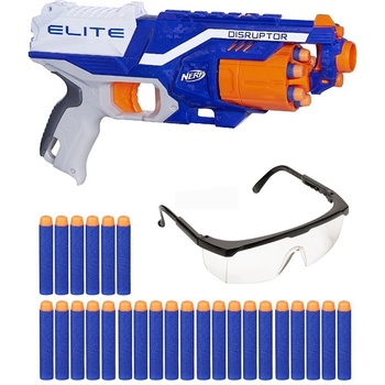 Nerf N-Strike Elite Disruptor + 20 šípok + okuliare