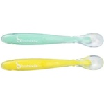 Badabulle Бебешки силиконови лъжици Badabulle - 2 броя (B005413) - baby