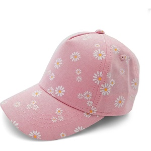 maximo Детска шапка с козирка Maximo Kids' Mini Girl Cap Daisy Hook-and-Loop Closure Cap - Blassrosa - размер 51-53 cm (904-6354-0112)