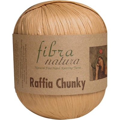 Fibra Natura Raffia Chunky 114-18 hnědá