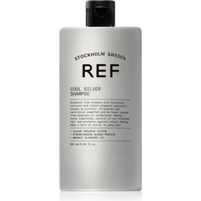 Ref Stockholm Cool Silver Shampoo сребърен шампоан неутрализиращ жълтеникавите оттенъци 285ml