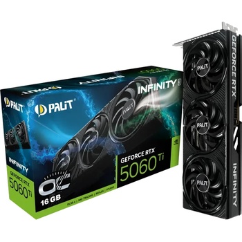 Palit GeForce RTX 5060 Ti Infinity 3 OC 16GB GDDR7 128bit (NE7506TS19T1-GB2061S)