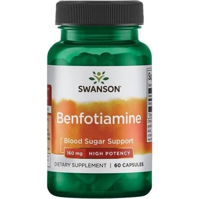 Swanson Benfotiamine, 160 mg, 60 капсули, Swanson (SWU976)