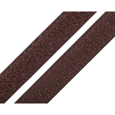 Stoklasa Suchý zip háček + plyš 740843/161 hnědý, šířka 2cm (v metráži)
